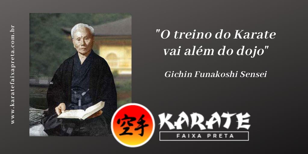 Funakoshi Sensei Treino Karate